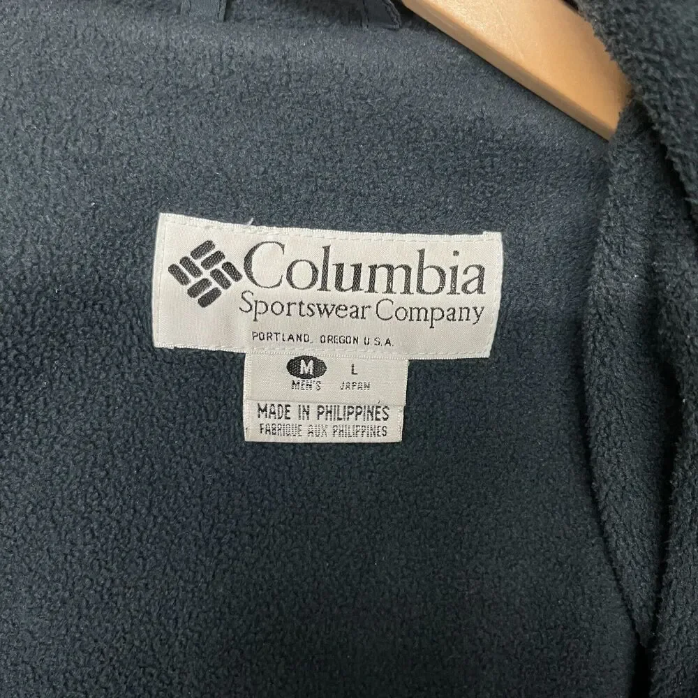 COLUMBIA SPORTSWEAR Jacket Mens M Red Black Bugaboo Full Zip 2 In 1 Fleece Lined